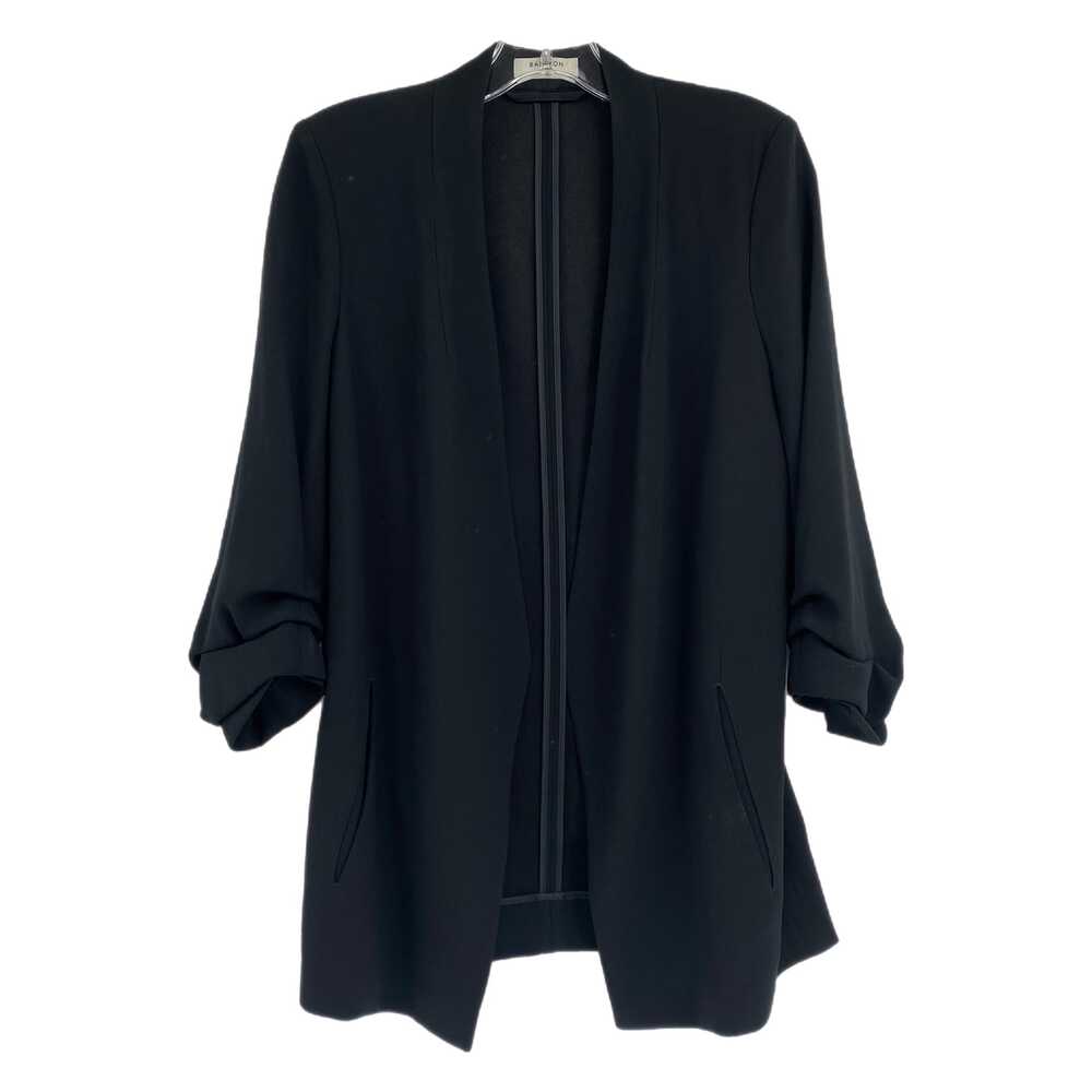 Babaton Black Jacket Power Hip Scrunch Sleeve | Womens 8